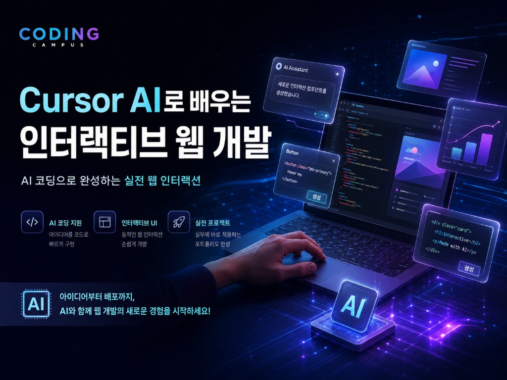 Cursor AI로 배우는 인터랙티브 웹 개발